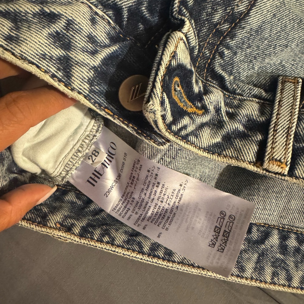 The Attico Denim Mini Skirt - Picture 3 of 6